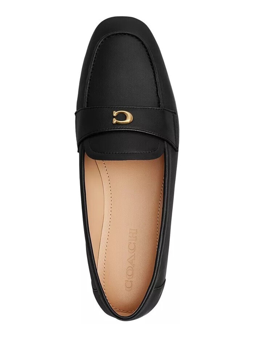 COACH Womens Signature Sculpted C R Black 7.5M - Picture 2 of 4